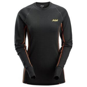 Haut pour femme Stay Warm en laine mérinos pour couche de base
