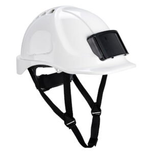 PB55 - Casque Endurance avec porte-badge Blanc